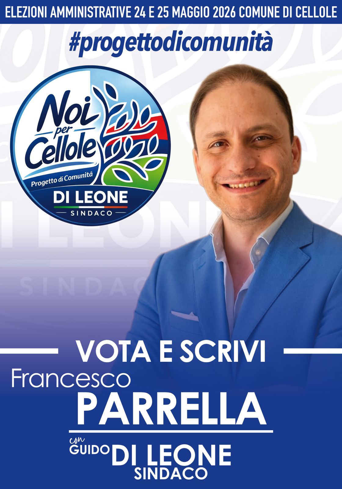 Francesco Parrella candidato al Consiglio Comunale di Cellole